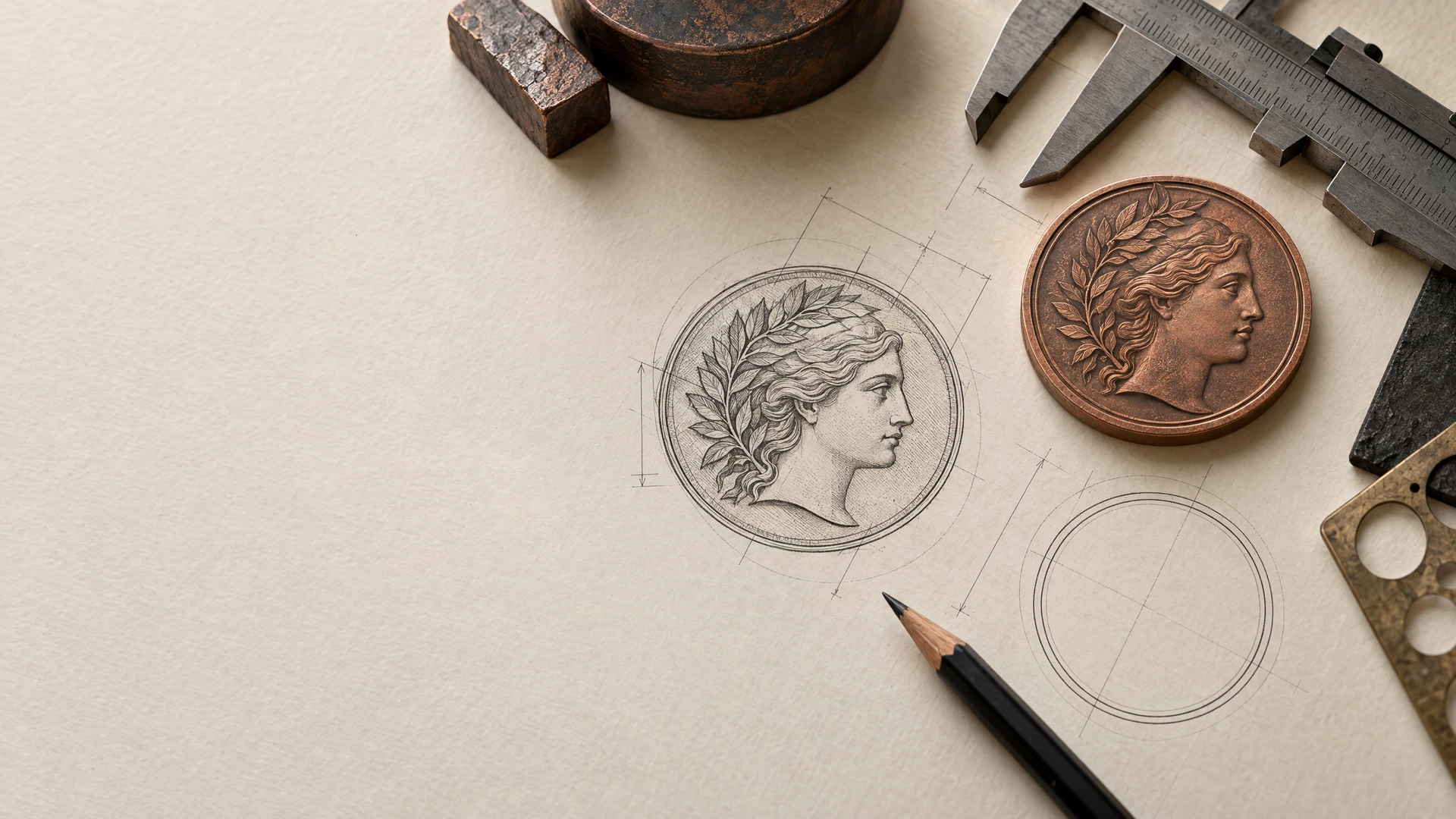 Cover illustration for How to Write a Custom Coin Design Brief That a Mint Can Review