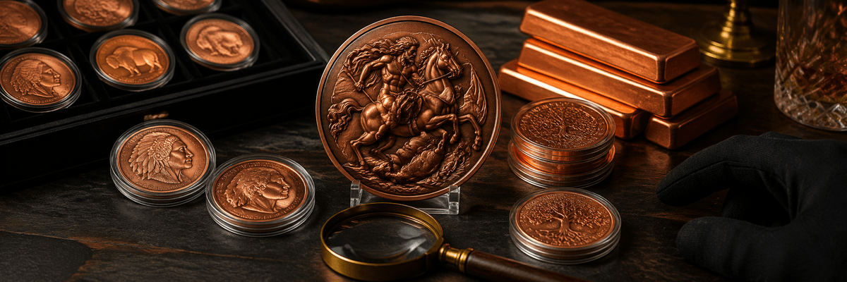 Cover illustration for Copper Bullion Collecting Guide: Is Copper Bullion Worth Collecting?